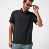 Travis Mathew 'The Heater' Men's Golf Polo -Black
