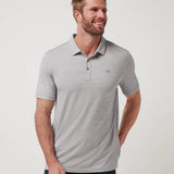Travis Mathew 'The Heater' Men's Golf Polo - Microchip