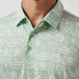 Featherweight Cabana Polo - Aqua Foam