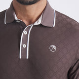 PUMA X AP Tipped Jacquard Polo - Flat Bronze