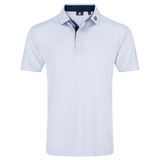 Deco Diamond Print - White/Navy