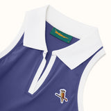 Fairway Dress - Navy / White