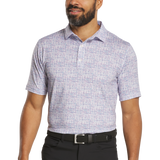Tweed Print - White/High Tide