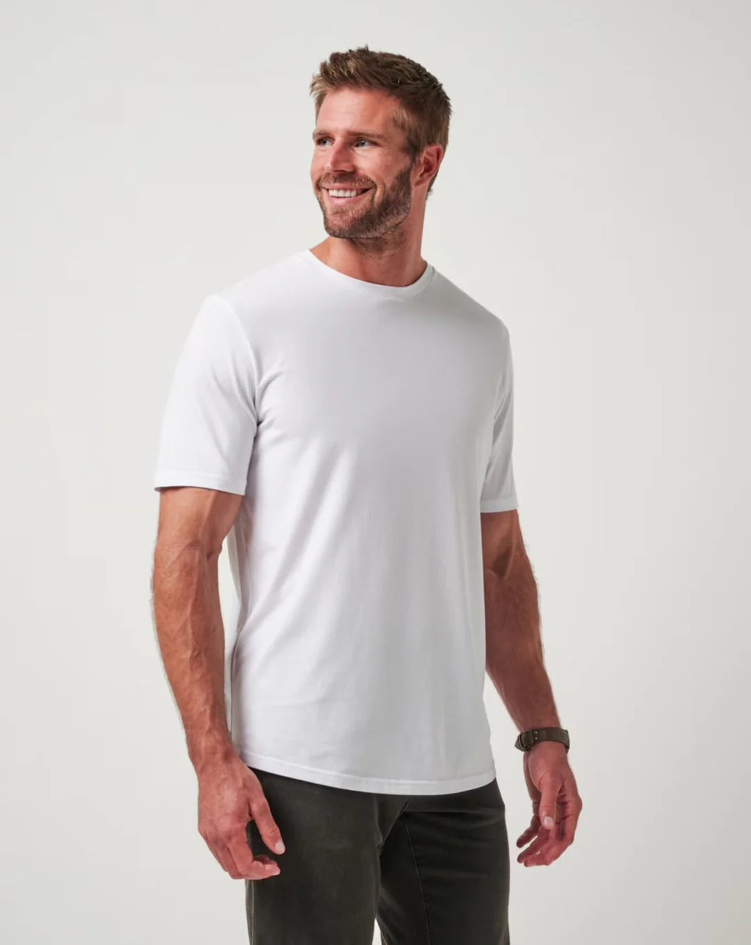 Cloud Crew Tee - White – Power Golf Australia