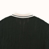 Kooka Knit Polo - Pine / Cream