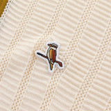 Kooka Knit Polo - Cream / Mustard