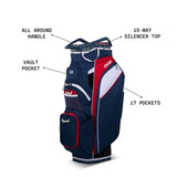OGIO Silencer Cart Bag '26 - Red/White/Blue