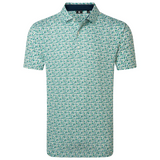 Surfs Up Print Lisle - Field Green/White/Sunshine/Navy