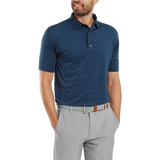 Lisle Micro Feeder Stripe - Navy