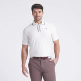 PUMA X AP Tipped Jacquard Polo - Warm White