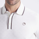 PUMA X AP Tipped Jacquard Polo - Warm White