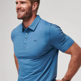 Travis Mathew 'The Heater' Men's Golf Polo - Stellar Blue