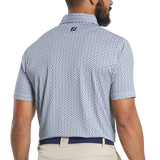 Citrus Print Lisle - Grey/Navy