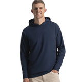 Textured Jacquard Hoodie - Navy