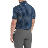 Flower Bud Lisle - Navy