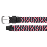 FootJoy Braided Belt - Black/Flint/Hibiscus