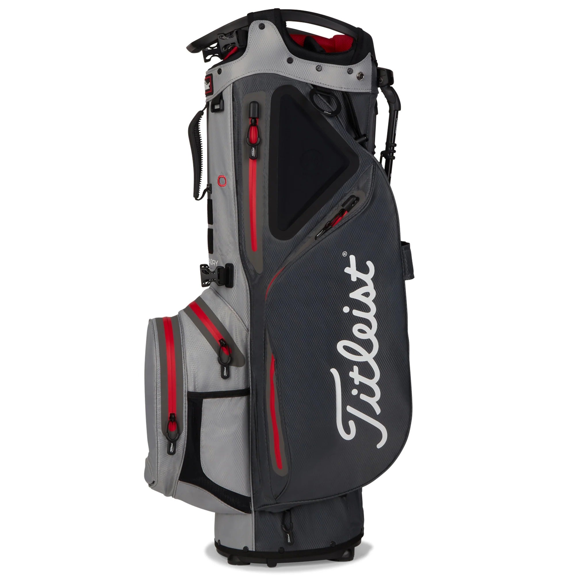 Titleist Hybrid 14 StaDry Stand Bag Charcoal/Grey/Red – Power