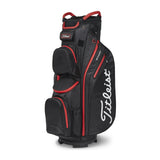 Titleist Cart 14 StaDry Cart Bag - Black/Black/Red