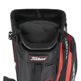 Titleist Players 5 StaDry Stand Bag - Black/Black/Red