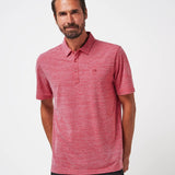 Travis Mathew 'The Heater' Men's Golf Polo - Heather Scooter