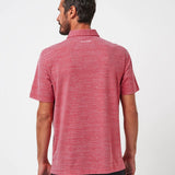 Travis Mathew 'The Heater' Men's Golf Polo - Heather Scooter