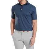 Etched Print Lisle - Navy