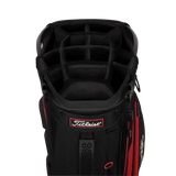 Titleist Hybrid 14 Stand Bag - Black/Black/Red