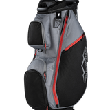 Forerunner Cart Bag - Black/Nickel/Red