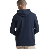 Textured Jacquard Hoodie - Navy
