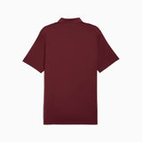 Puma MATTR Brigade Men's Golf Polo - Ruby Shimmer/Deep Navy