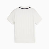 PUMA X AP Pointelle Women's Golf Polo - Warm White