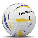 SpeedSoft Ink Golf Balls 1 Doz - Yellow/Blue