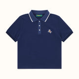 Womens Kooka Polo - Navy / Blue