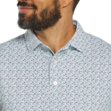 Gamer Print - White/Steel Blue/Navy/Seafoam