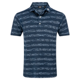Ikat Stripe - Navy