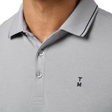 Happier Hour Polo - Light Grey