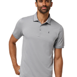 Happier Hour Polo - Light Grey