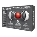 TaylorMade TP5x Golf Balls 1 Doz - White