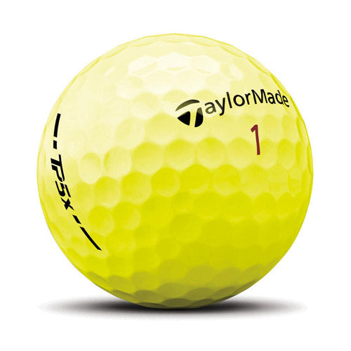 Load image into Gallery viewer, TaylorMade TP5x Golf Balls 1 Doz - Hi Vis Yellow
