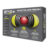 TaylorMade TP5x Golf Balls 1 Doz - Hi Vis Yellow