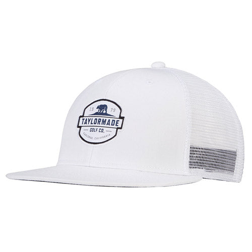 TaylorMade Lifestyle Flatbill Trucker Cap 2023 - White