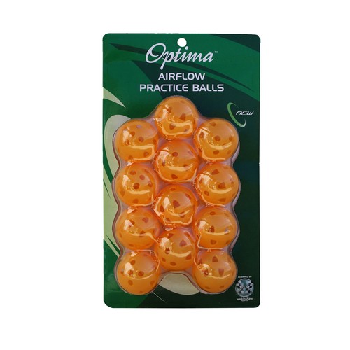 Airflow Practice Balls - Orange 12 Pack