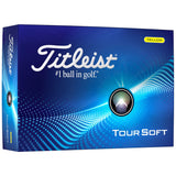 Titleist Tour Soft 2024 Golf Balls - Yellow