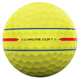 Callaway Chrome Soft 360 Triple Track 1 Doz - Yellow