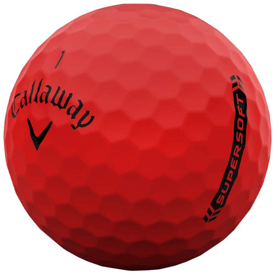 Callaway Supersoft Golf Balls 1 Doz - Red