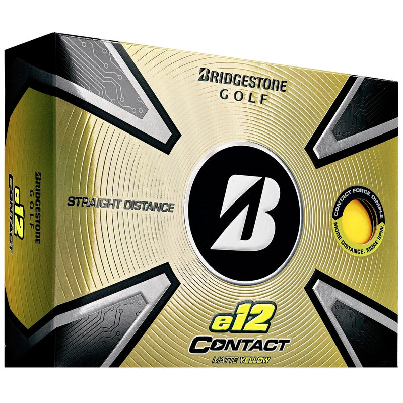 Load image into Gallery viewer, Bridgestone e12 Contact Ball 1 Doz - Matte Yellow
