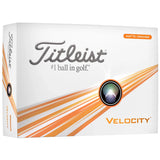 Titleist Velocity 2024 Golf Balls - Orange