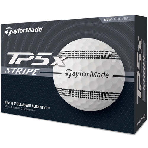 TaylorMade TP5x Stripe Golf Balls 1 Doz