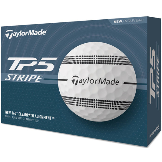 TaylorMade TP5 Stripe Golf Balls 1 Doz