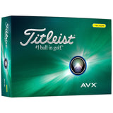 Titleist AVX 2024 Golf Balls - Yellow